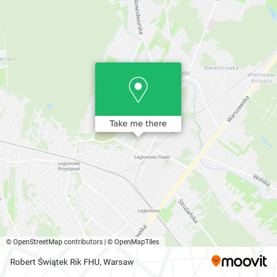 Robert Świątek Rik FHU map