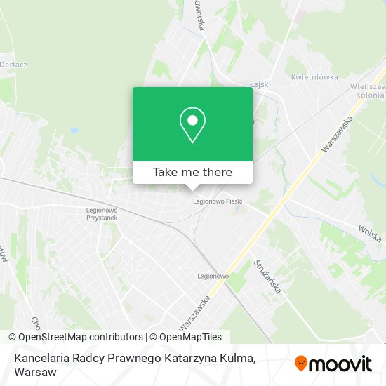 Kancelaria Radcy Prawnego Katarzyna Kulma map