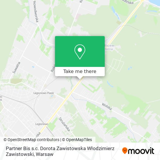 Partner Bis s.c. Dorota Zawistowska Włodzimierz Zawistowski map