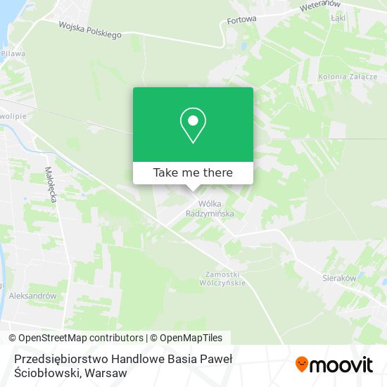 Przedsiębiorstwo Handlowe Basia Paweł Ściobłowski map