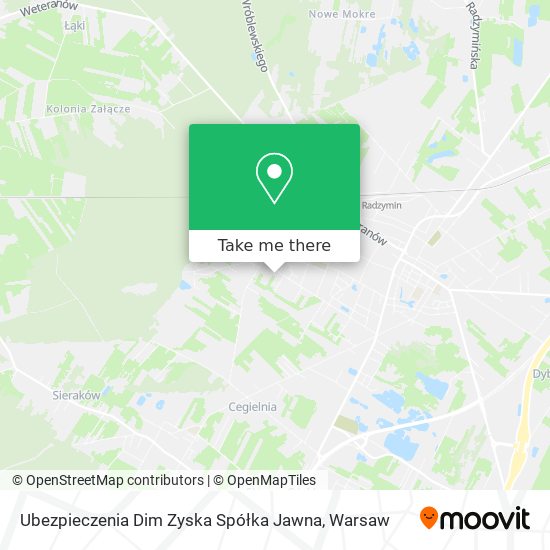 Ubezpieczenia Dim Zyska Spółka Jawna map