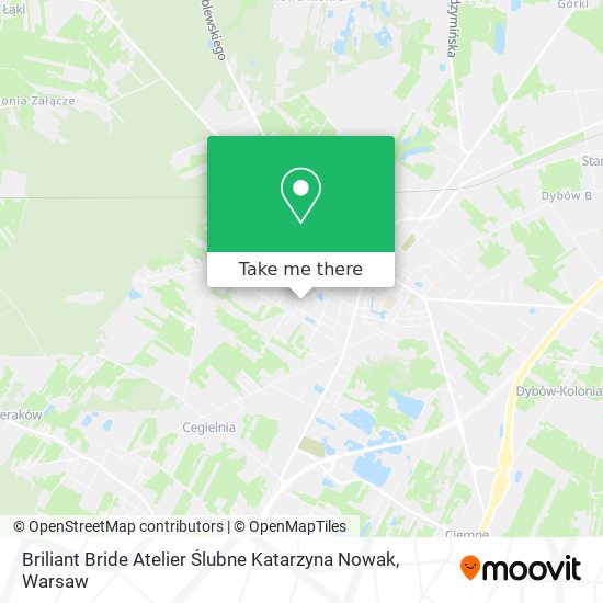 Briliant Bride Atelier Ślubne Katarzyna Nowak map