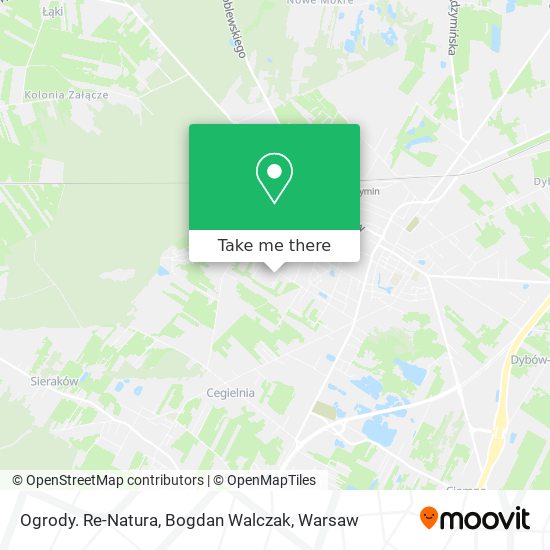 Ogrody. Re-Natura, Bogdan Walczak map