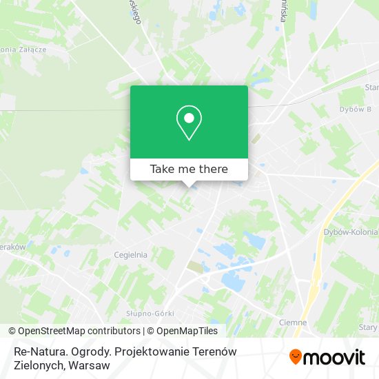 Re-Natura. Ogrody. Projektowanie Terenów Zielonych map