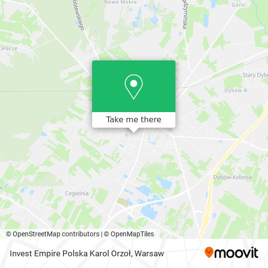 Invest Empire Polska Karol Orzoł map