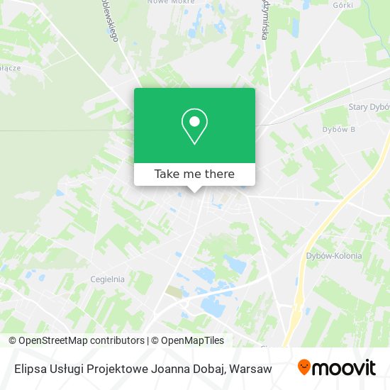 Elipsa Usługi Projektowe Joanna Dobaj map