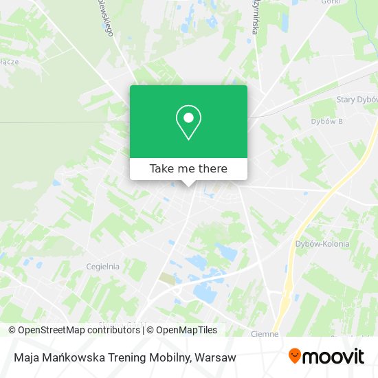 Maja Mańkowska Trening Mobilny map