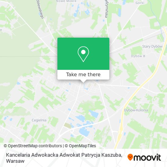 Kancelaria Adwokacka Adwokat Patrycja Kaszuba map