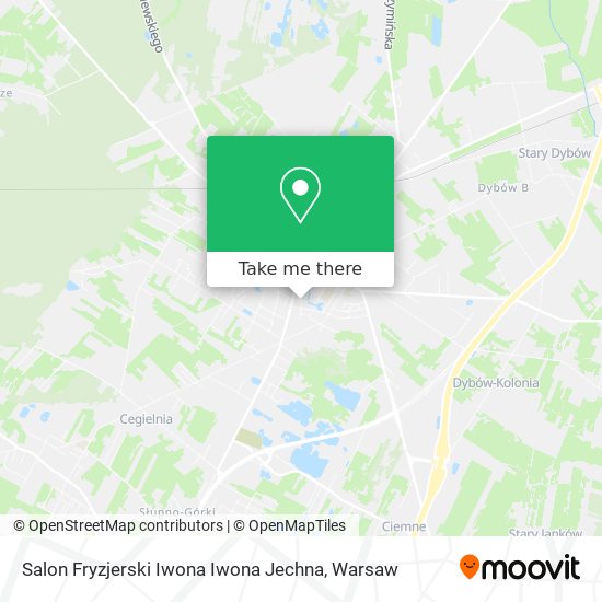 Карта Salon Fryzjerski Iwona Iwona Jechna