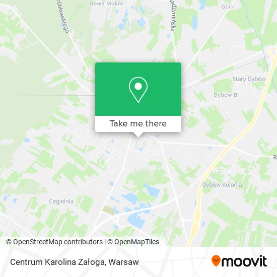 Centrum Karolina Załoga map