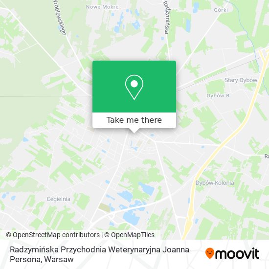 Radzymińska Przychodnia Weterynaryjna Joanna Persona map