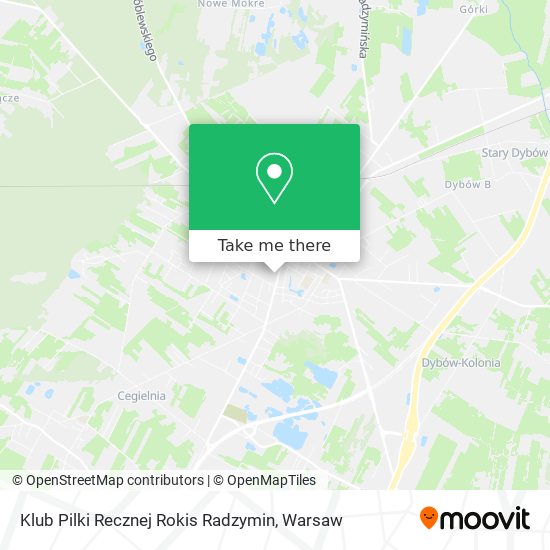 Klub Pilki Recznej Rokis Radzymin map