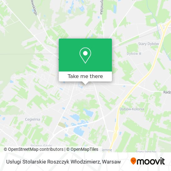 Usługi Stolarskie Roszczyk Włodzimierz map