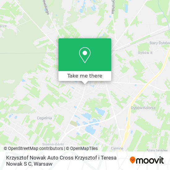 Krzysztof Nowak Auto Cross Krzysztof i Teresa Nowak S C map