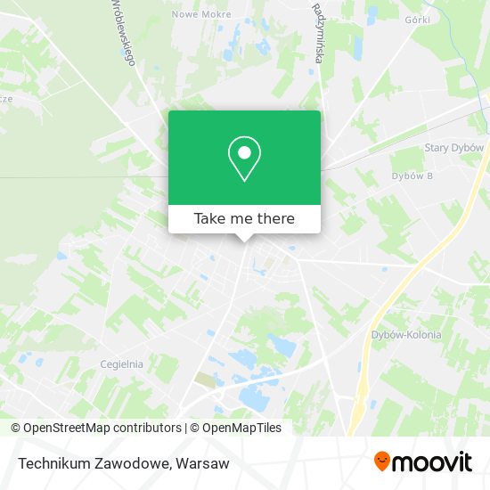 Technikum Zawodowe map