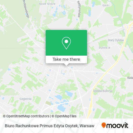 Biuro Rachunkowe Primus Edyta Osytek map