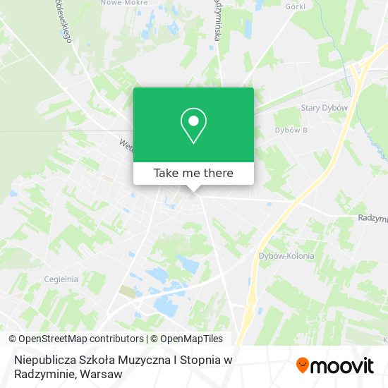 Niepublicza Szkoła Muzyczna I Stopnia w Radzyminie map