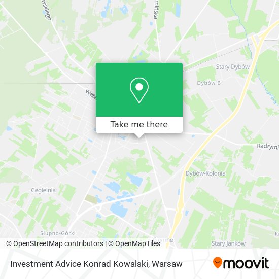 Investment Advice Konrad Kowalski map