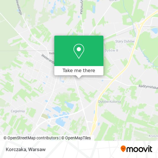 Korczaka map