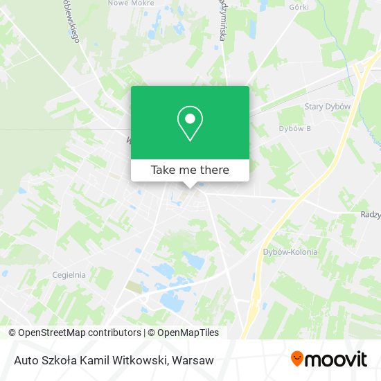 Auto Szkoła Kamil Witkowski map