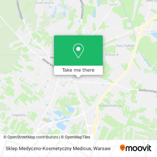 Sklep Medyczno-Kosmetyczny Medicus map