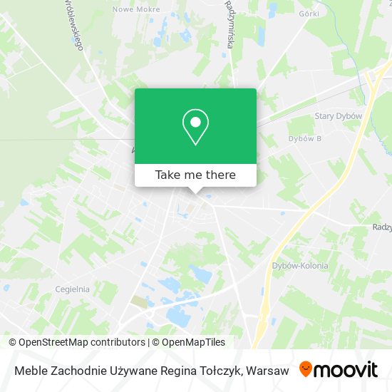 Meble Zachodnie Używane Regina Tołczyk map