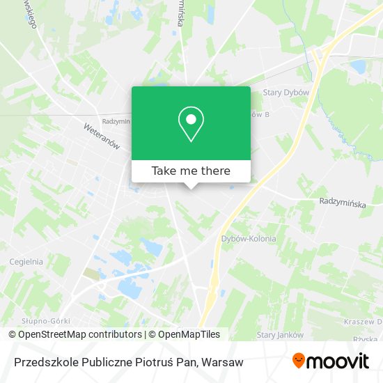 Przedszkole Publiczne Piotruś Pan map