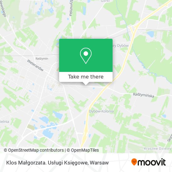 Klos Małgorzata. Usługi Księgowe map