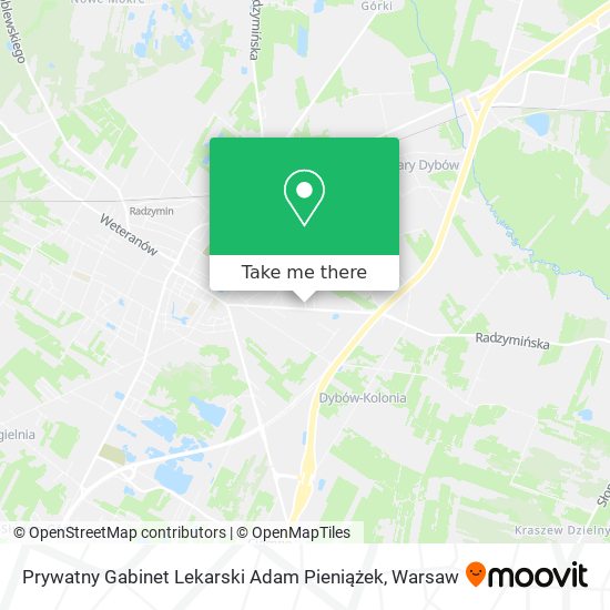 Prywatny Gabinet Lekarski Adam Pieniążek map