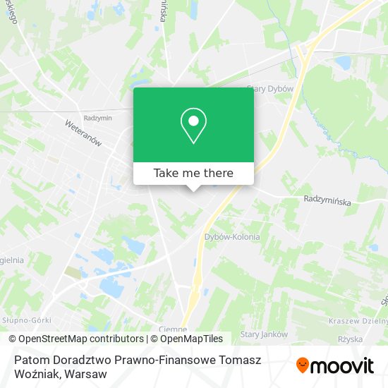 Patom Doradztwo Prawno-Finansowe Tomasz Woźniak map