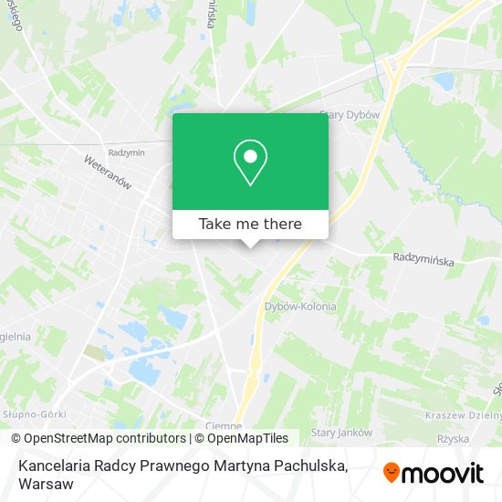 Kancelaria Radcy Prawnego Martyna Pachulska map