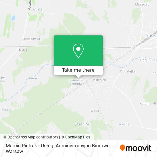 Marcin Pietrak - Usługi Administracyjno Biurowe map