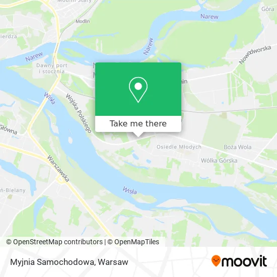 Myjnia Samochodowa map