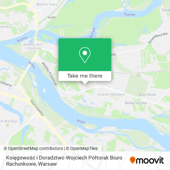 Księgowość i Doradztwo Wojciech Półtorak Biuro Rachunkowe map