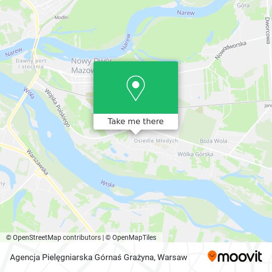 Agencja Pielęgniarska Górnaś Grażyna map