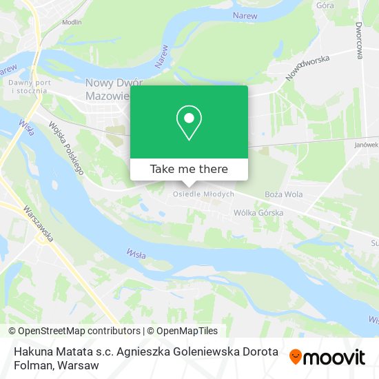 Hakuna Matata s.c. Agnieszka Goleniewska Dorota Folman map