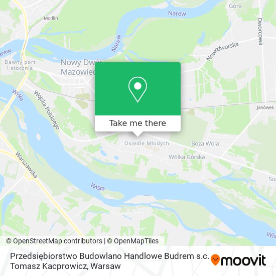 Przedsiębiorstwo Budowlano Handlowe Budrem s.c. Tomasz Kacprowicz map