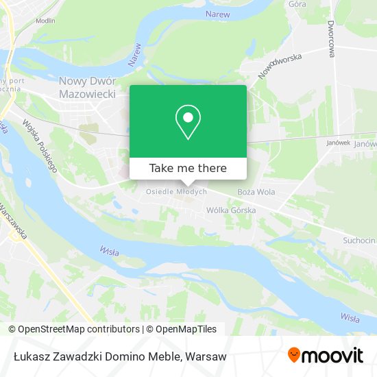 Łukasz Zawadzki Domino Meble map