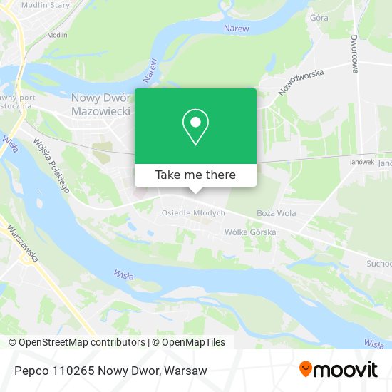 Pepco 110265 Nowy Dwor map