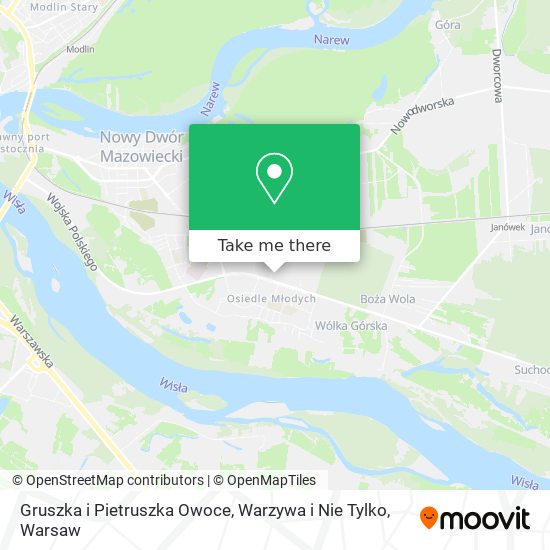 Gruszka i Pietruszka Owoce, Warzywa i Nie Tylko map