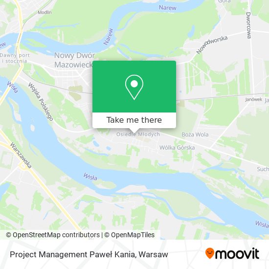 Project Management Paweł Kania map