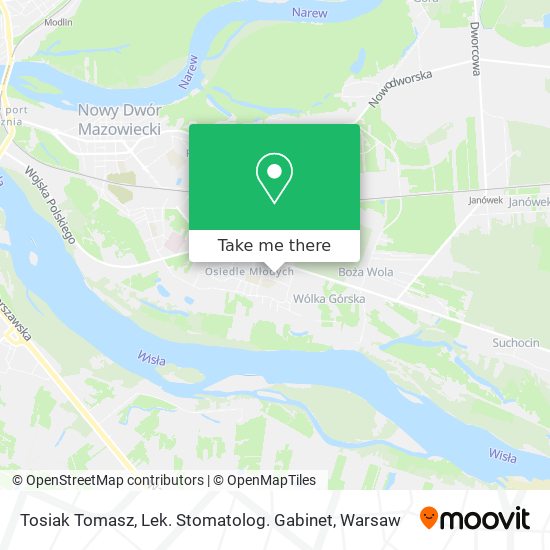 Tosiak Tomasz, Lek. Stomatolog. Gabinet map