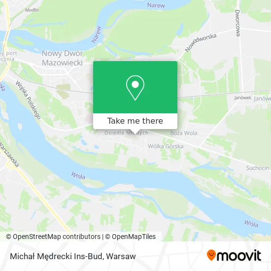 Michał Mędrecki Ins-Bud map