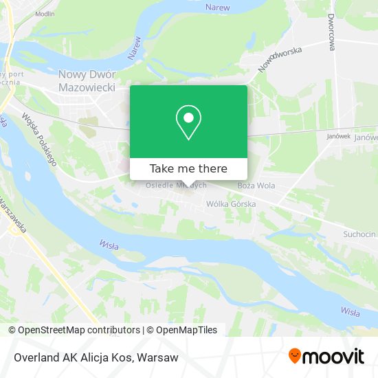 Overland AK Alicja Kos map