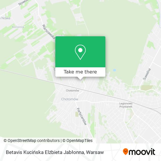 Betavis Kucińska Elżbieta Jabłonna map