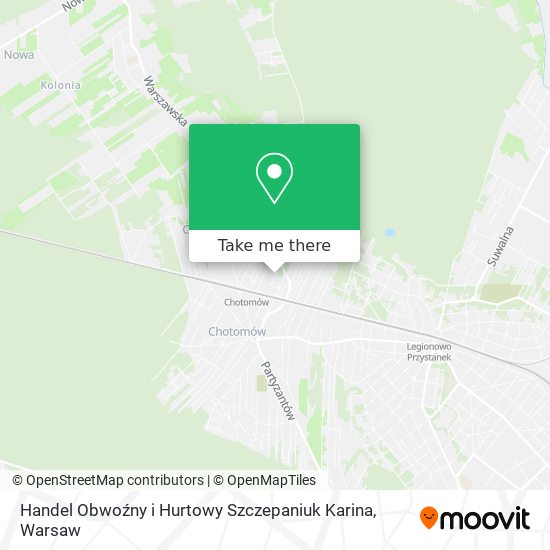 Handel Obwoźny i Hurtowy Szczepaniuk Karina map