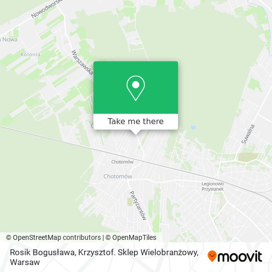 Rosik Bogusława, Krzysztof. Sklep Wielobranżowy map