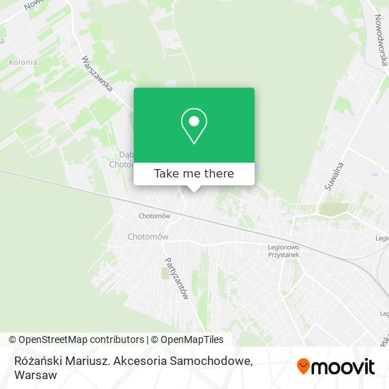 Różański Mariusz. Akcesoria Samochodowe map