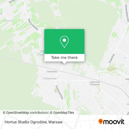 Hortus Studio Ogrodów map