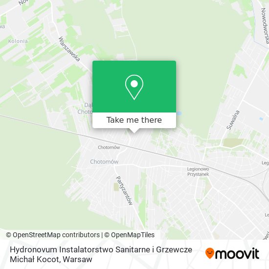 Hydronovum Instalatorstwo Sanitarne i Grzewcze Michał Kocot map